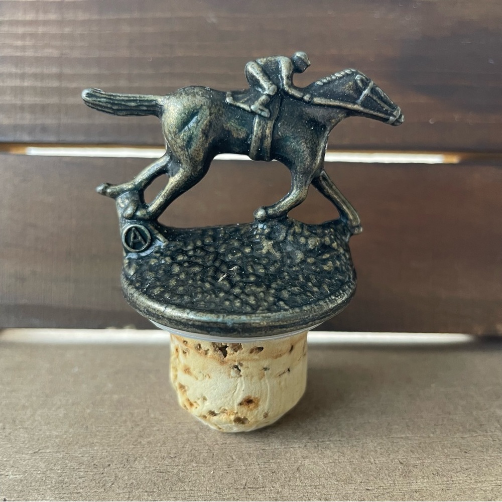 Blanton’s Bourbon Jockey Bottle Stopper LETTER A